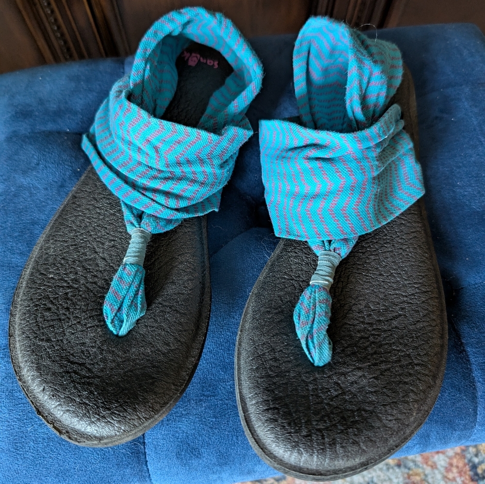 Sanuk Yoga Mat Sandals Size 8